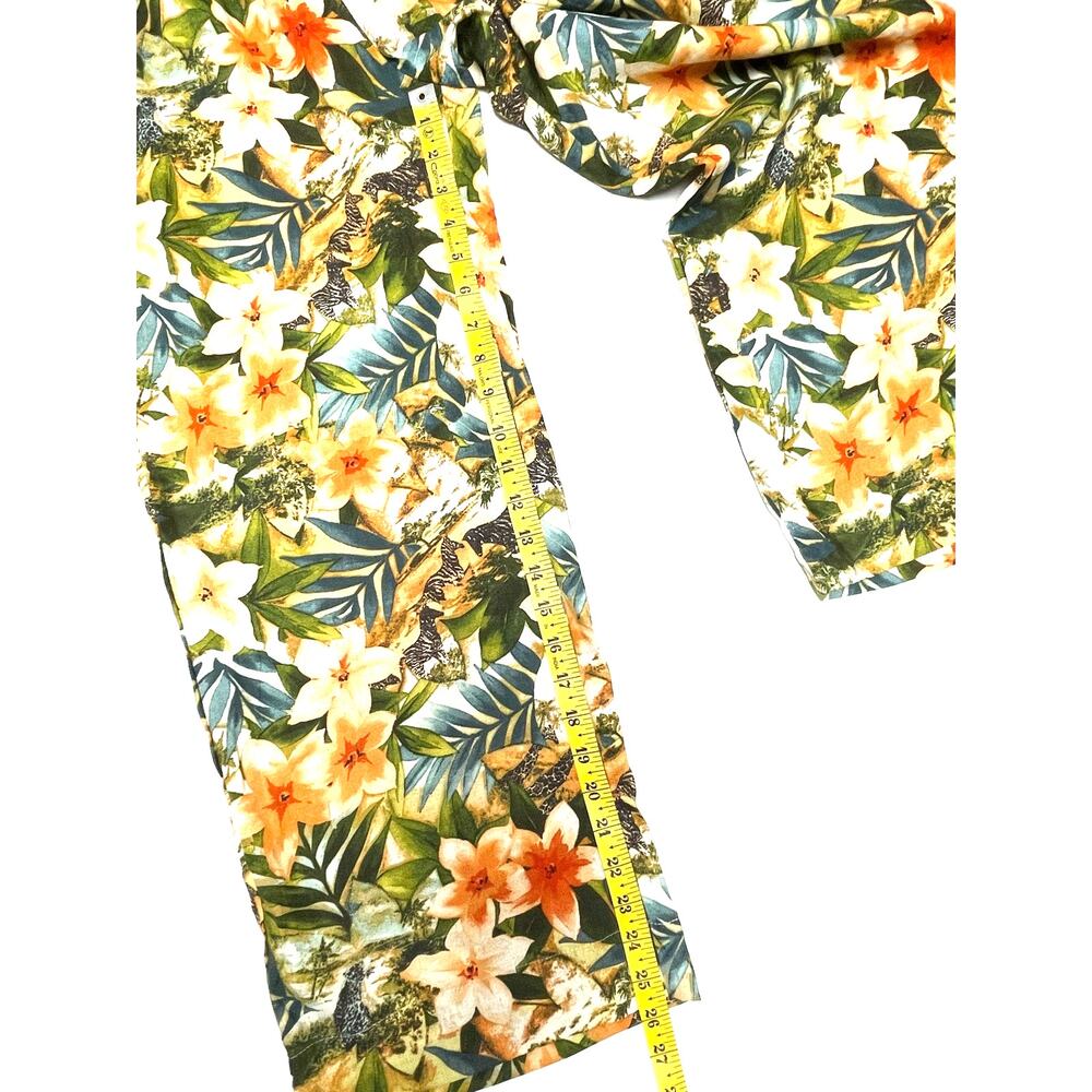 Panama Jack Wide-Leg Trousers, NWT, Size XS, Linen Blend, Tropical Resort Cruise - Picture 8 of 10